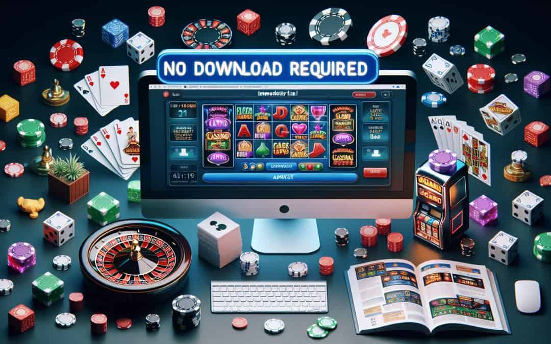 Kako igrati casino igre bez preuzimanja aplikacija?