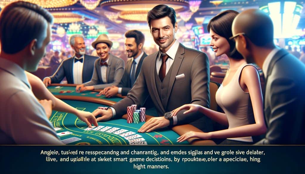 Kako se ponašati u live casino sobi