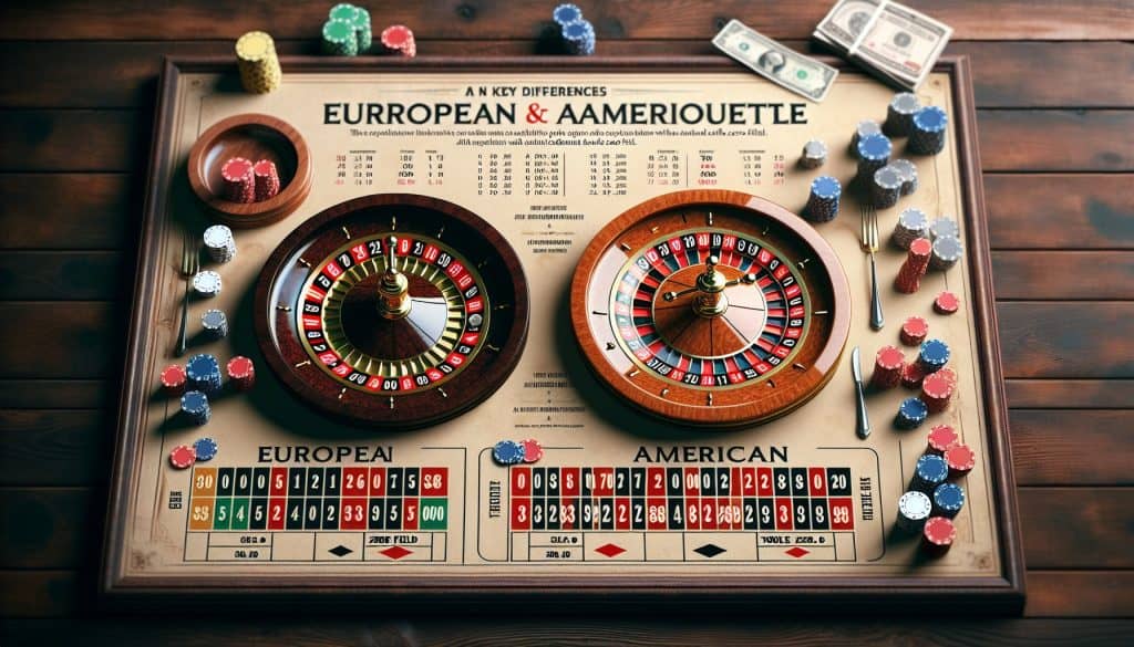Koje su ključne razlike između europske i američke rulete Koje su ključne razlike između europske i američke rulete