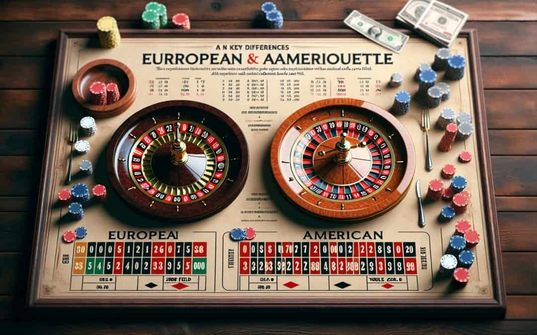 Koje su ključne razlike između europske i američke rulete
